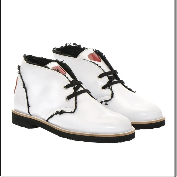 Moschino Shoes - LOVE Moschino Heart Faux Shearling Casual Shoe